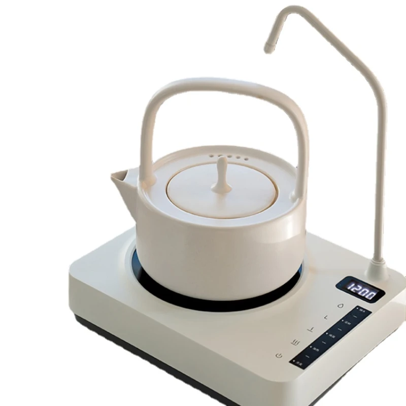 

YY Automatic Water Feeding Electric Ceramic Stove Tea Cooker Glass Pot Kettle Small Stove