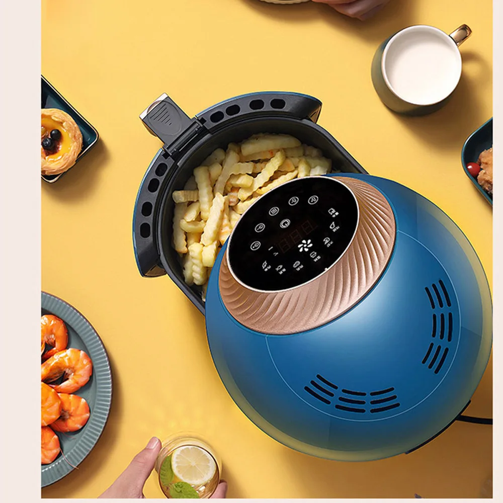 Air fryer household multi-function smoke-free electric fryer intelligent timing