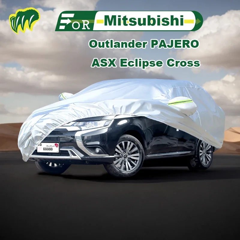 

Чехол для хэтчбека Mitsubishi Outlander PAJERO ASX Eclipse Cross, водонепроницаемый уличный чехол с защитой от солнца, дождя и замка