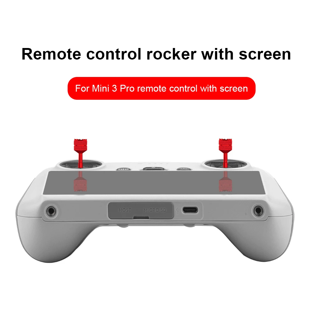 Joystick Thumb Stick en Alliage d'Aluminium pour DJI Mini 3 Pro - 2 Pièces