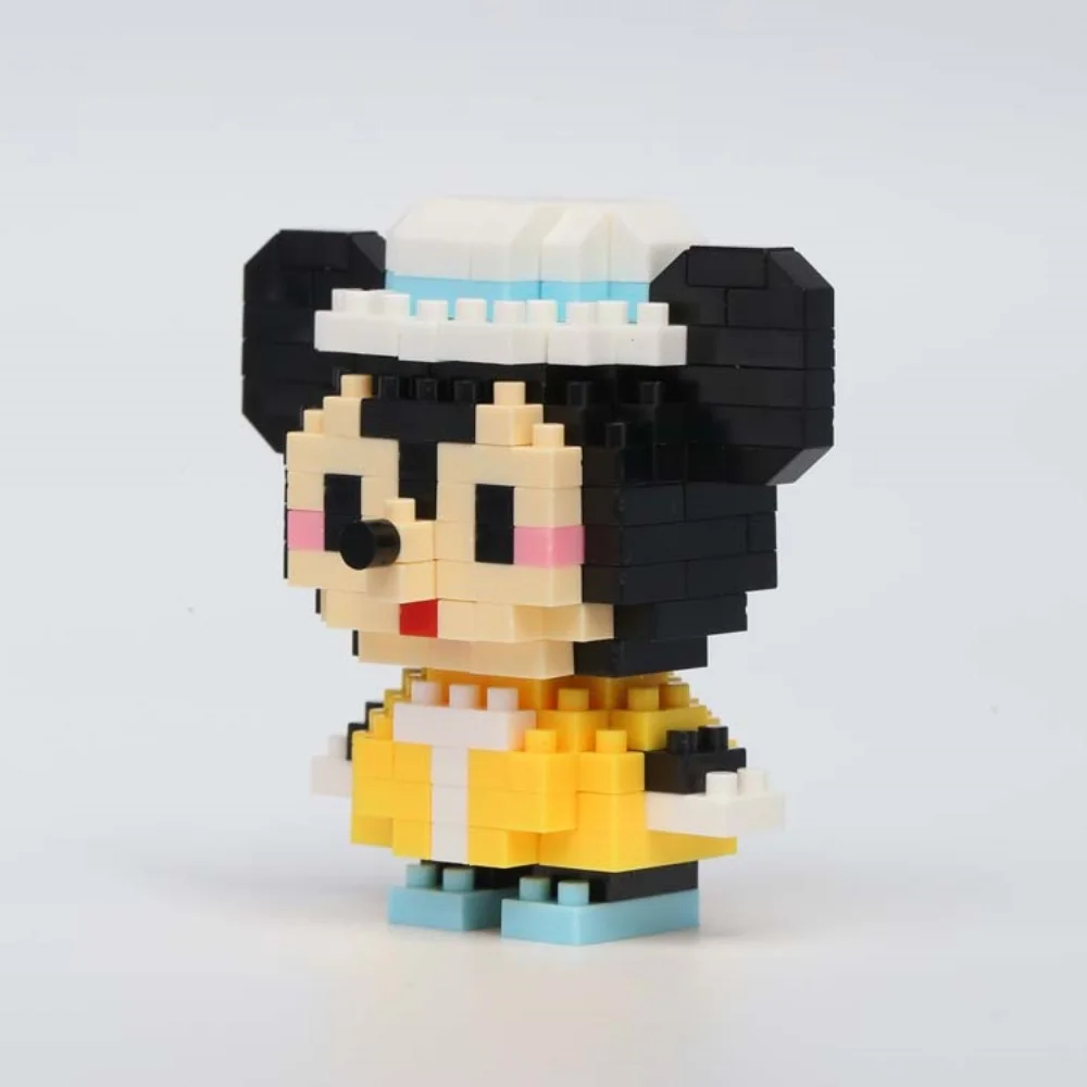 thumbnail image 1 of Bloques de construcción de princesas de Disney Anime Stitch Mickey Mouse mini figuras de acción juguetes bloques juguetes ladrillos juguetes para armar regalos para niños, 1 of 5