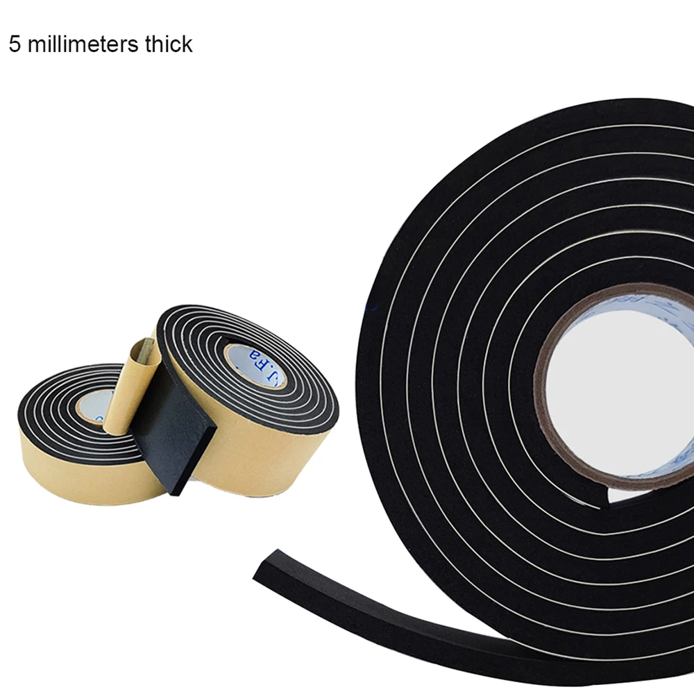 EVA sponge tape anti slip and silent sealant strip anti collision and sound insulation Length 2m Width 5/4/3/2cm 5mm thick 1 Pcs