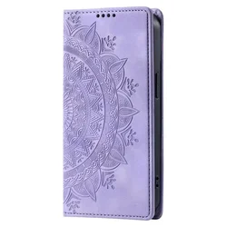 Luxury Magnetic Leather Flip Case for Redmi K60 (Purple)