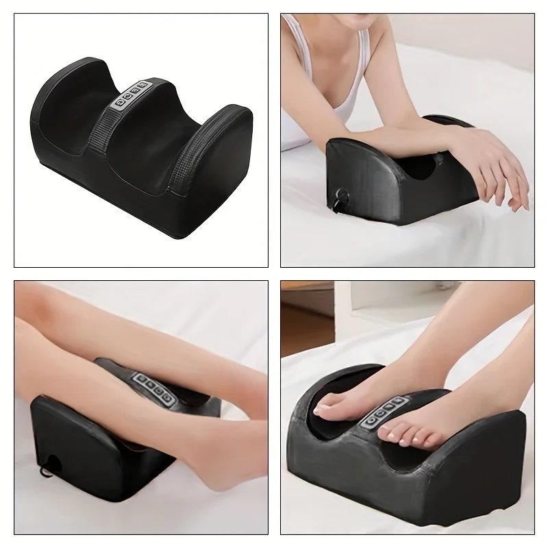 Shiatsu Heated Foot Massager For Enhanced Circulation & Relaxation-Plug-In, 110V-130V, Standard