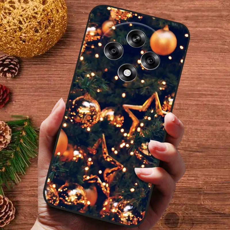 Festive Christmas Soft Silicone Bumper Back Cover