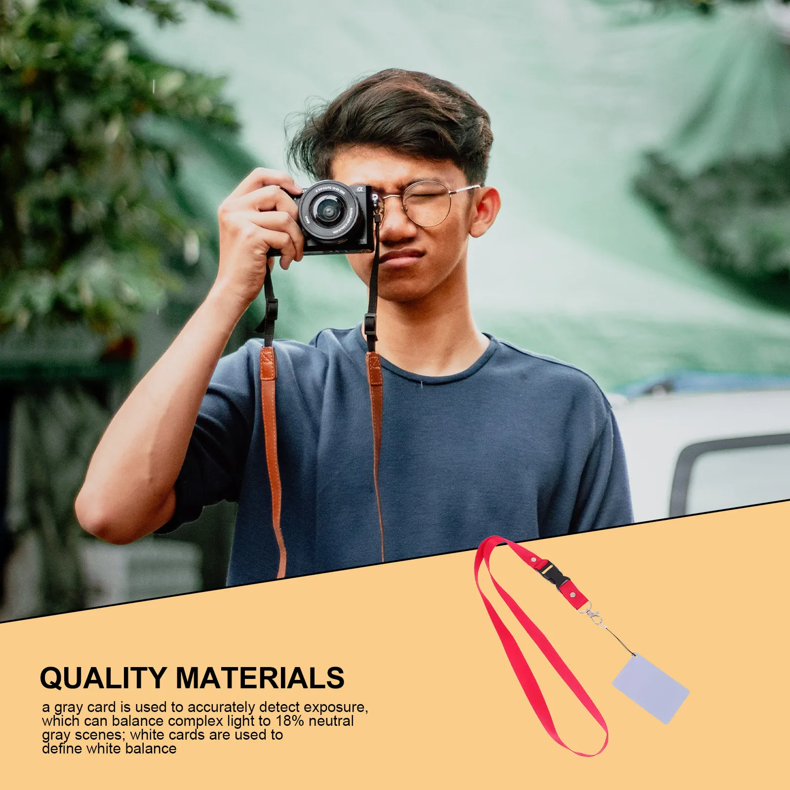 Dslr 카메라 노출 사진용 그레이 화이트 블랙 카드 색상 보정 도구 전문 보정 액세서리