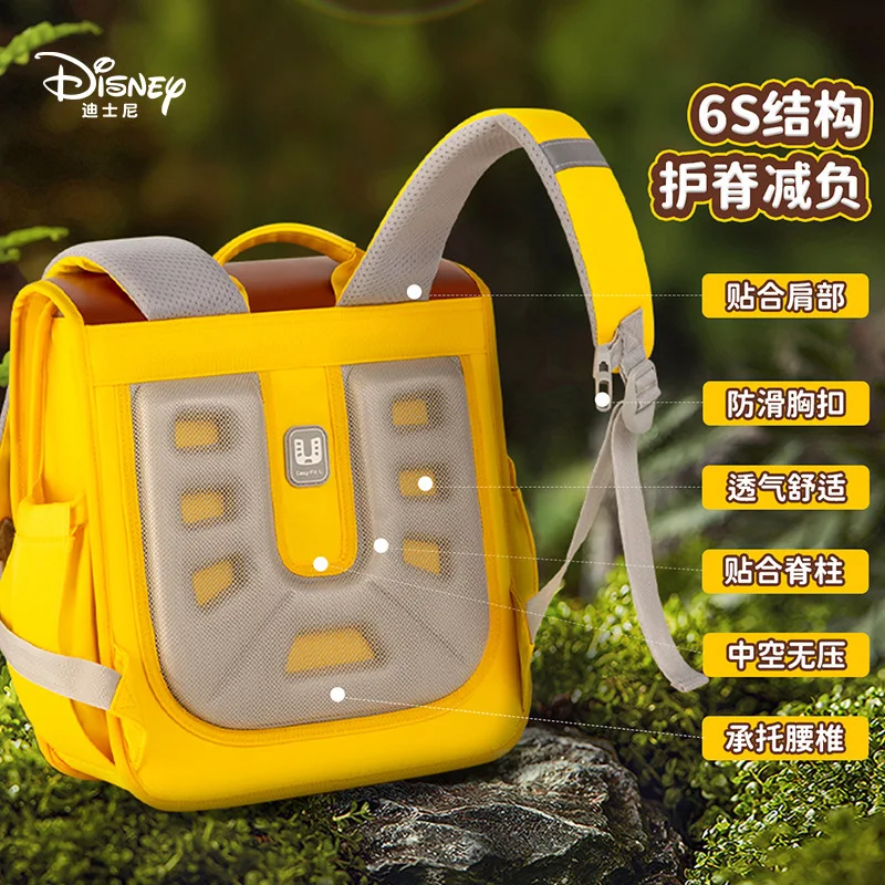 2023 Disney Kindergarten Bag For Boys Girls Age 2-8 School Student Shoulder Orthopedic Backpack Large Capacity Kids Gift Mochila