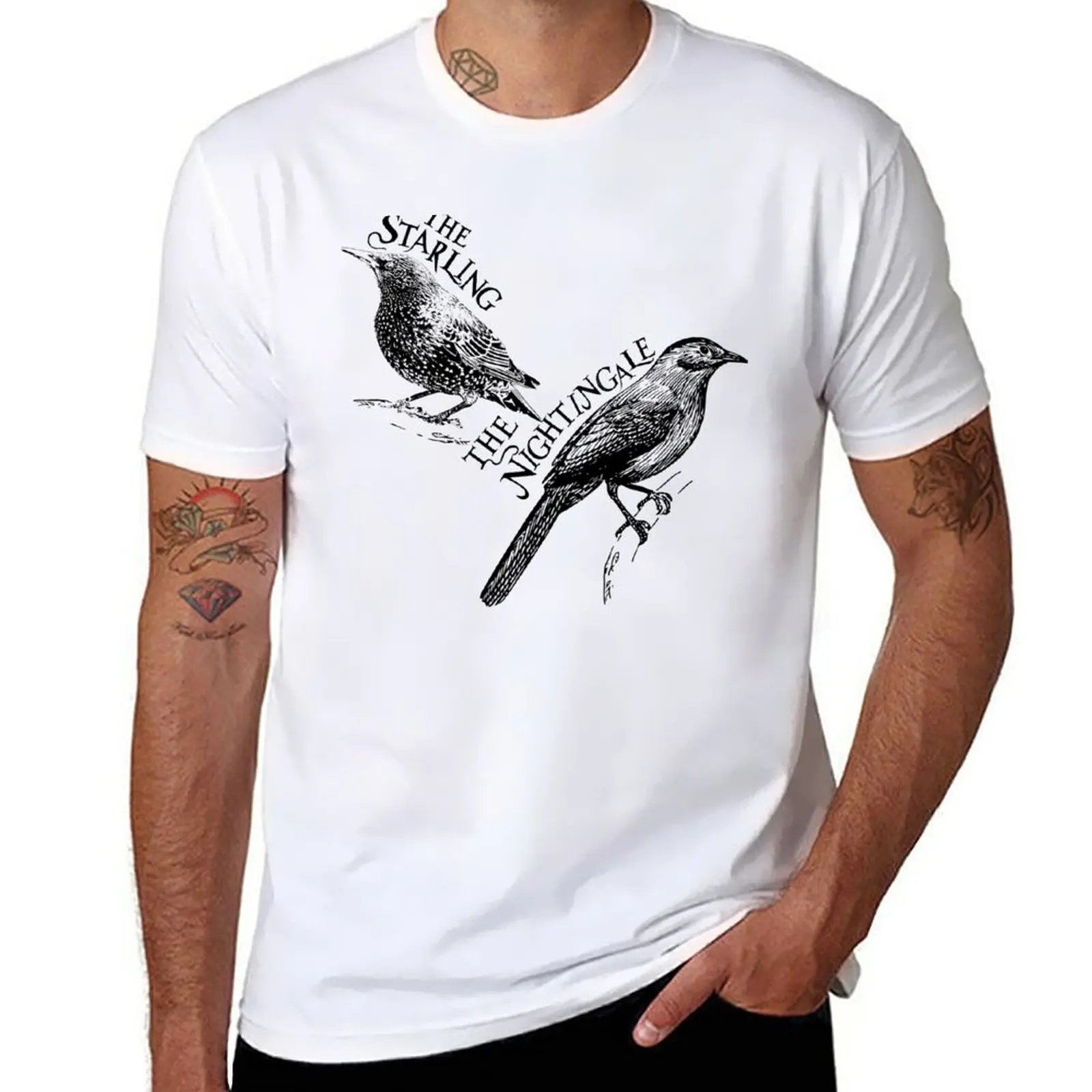 

Starling and Nightingale T-Shirt vintage tees mens funny t shirts