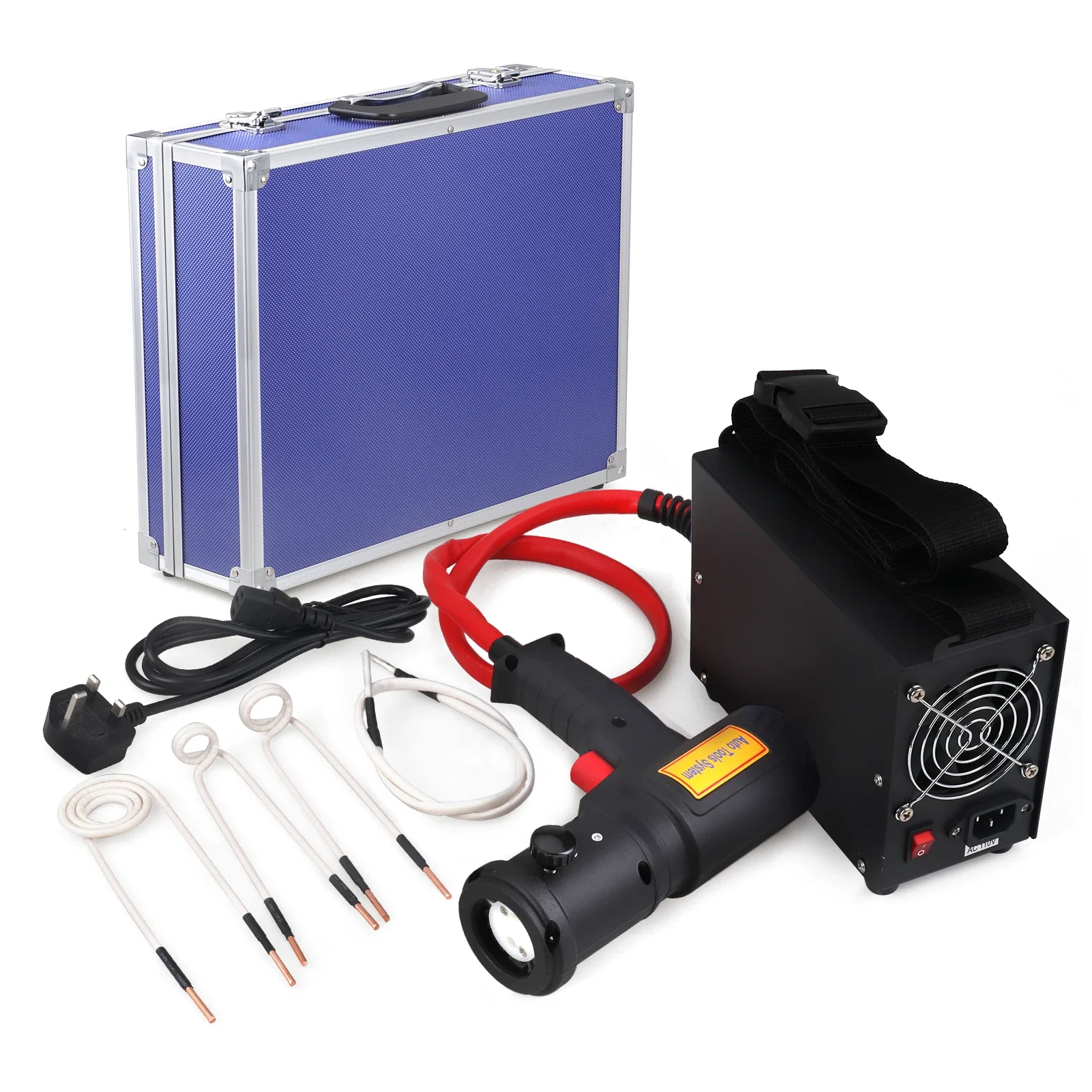

1500W Induction Heater Magnetic Induction Forge Tools Melting Furnace 4pcs Induction Coil Smelting Furnace Metallic Heating