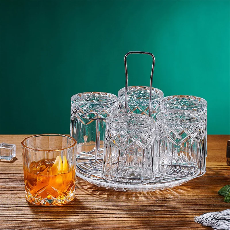 Metal Glass Cup Storage Rack For Water Mug Draining Drying Organizer Drain Holder Stand Useful Home Kitchen Supply