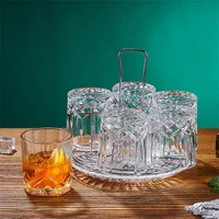 Metal Glass Cup Storage Rack For Water Mug Draining Drying Organizer Drain Holder Stand Useful Home Kitchen Supply 2
