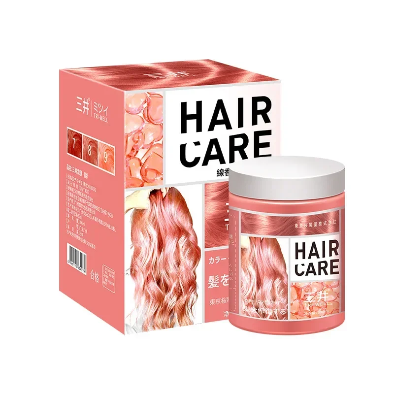 300ml Hair Color Cream Trend Hair Waxing Mud DIY Styling Natural Plants Hair Dye No Damage Easy Wash Dye Shampoo Mofajang samina 6inch round paint palette cp 108 tray ceramics for acrylic oil watercolor gouache craft diy art easy to wash white color