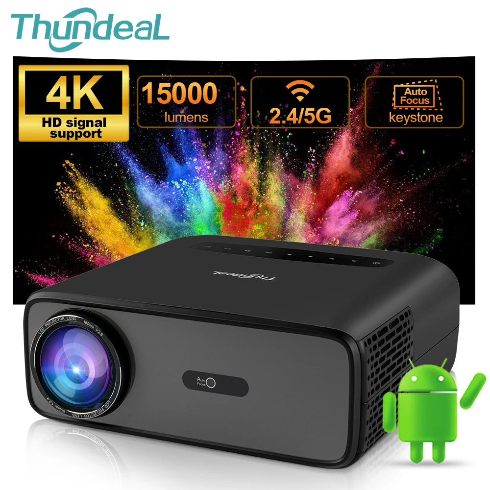 ThundeaL Projektor Full HD 1080P Projektor wideo 3D Duży ekran TD97 Pro TD97Pro Projektor Kino domowe 4K Kino Telefon Beamer - AliExpress 44