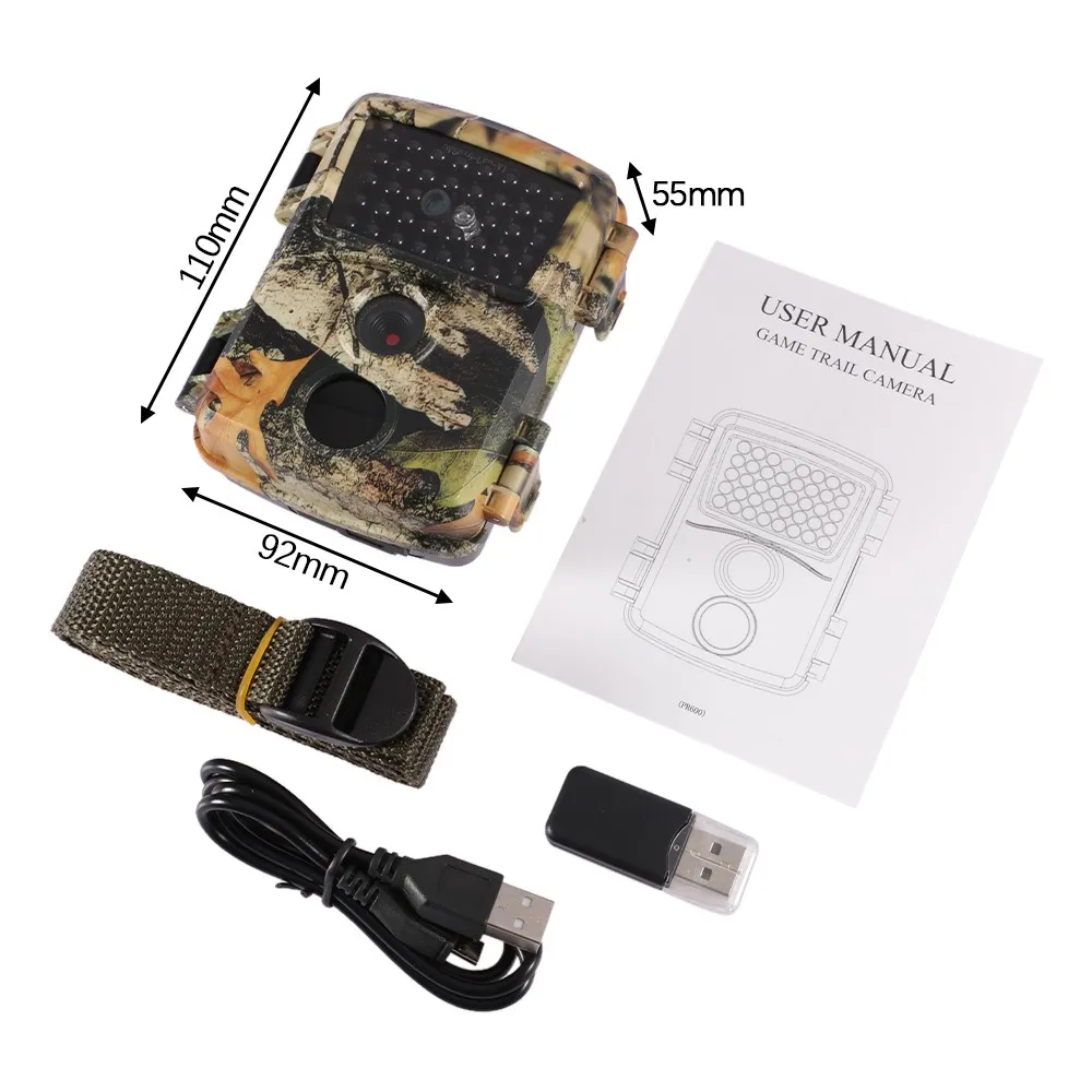 Outdoor Trail Hunting Camera 12MP 1080P Infrared Night Vision Waterproof Trap