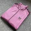 2024 Casual Fashion Coat Men Women Knitted Stripes Jackets Zipper Track Jacket 3