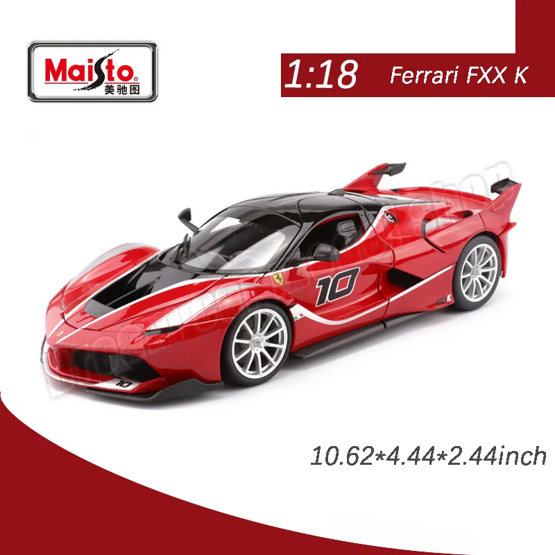 

Maisto1:18 Ferrari FXX K EVO 458 SF90 488GTB 296GTB Alloy Car Model Children's Toy Living Room Decoration Car Model Wholesale