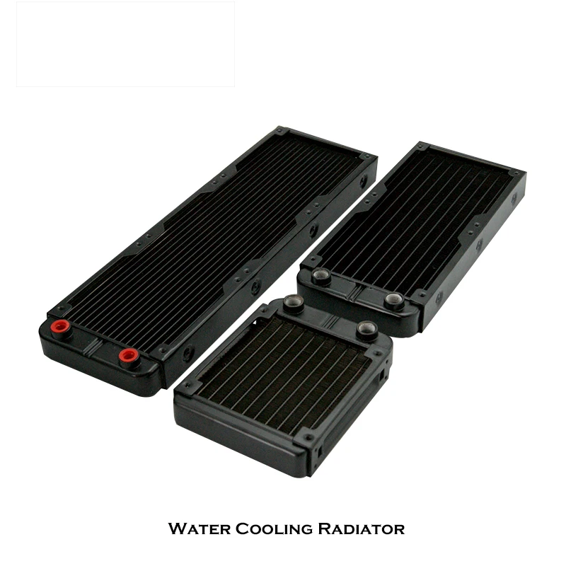 Enhanced Cooling Radiator - High-Performance Aluminum Heat Exchanger with Fan Support (Available in Multiple Sizes and Colors)