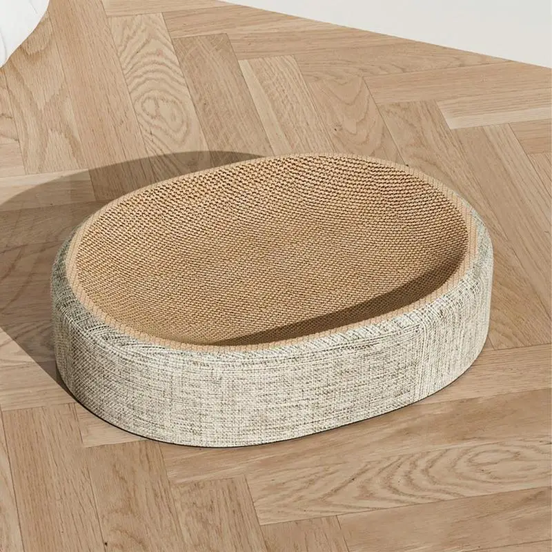 Oval Cat Scratch Bed 1