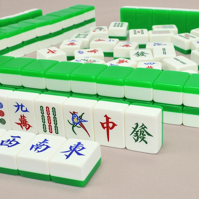 High Grade Ecofriendly 40-42mm Ivory Color Crystal Jade Mahjong Tiles  144pcs/set Board Game Party Supplies Mah-jong - Board Game - AliExpress