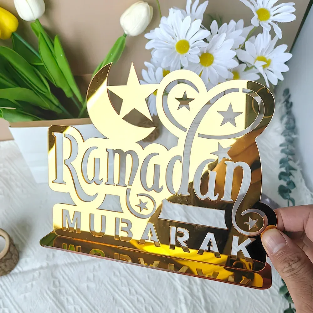 2 Vassoi Per Feste Eid Dorati, Fornitura Per La Celebrazione Di - Foto 4