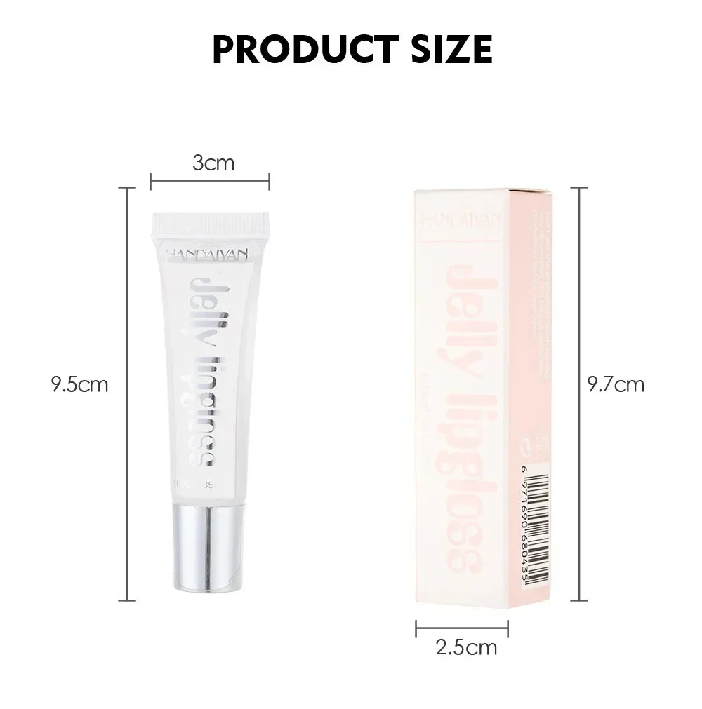 Moisturizing Gloss Plumping Lip Gloss Lip Plumper Makeup Glitter Nutritious Liquid Lipstick Cherry Jelly Oil Clear