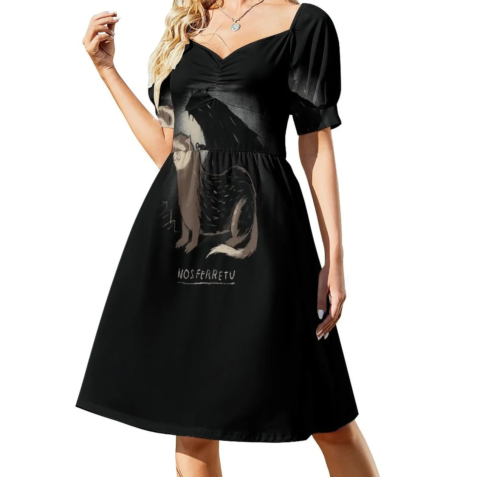thumbnail image 1 of nosferretu Vestido sin mangas Vestidos de verano para mujer Ropa para mujer Vestidos Vestido de verano para mujer, 1 of 8
