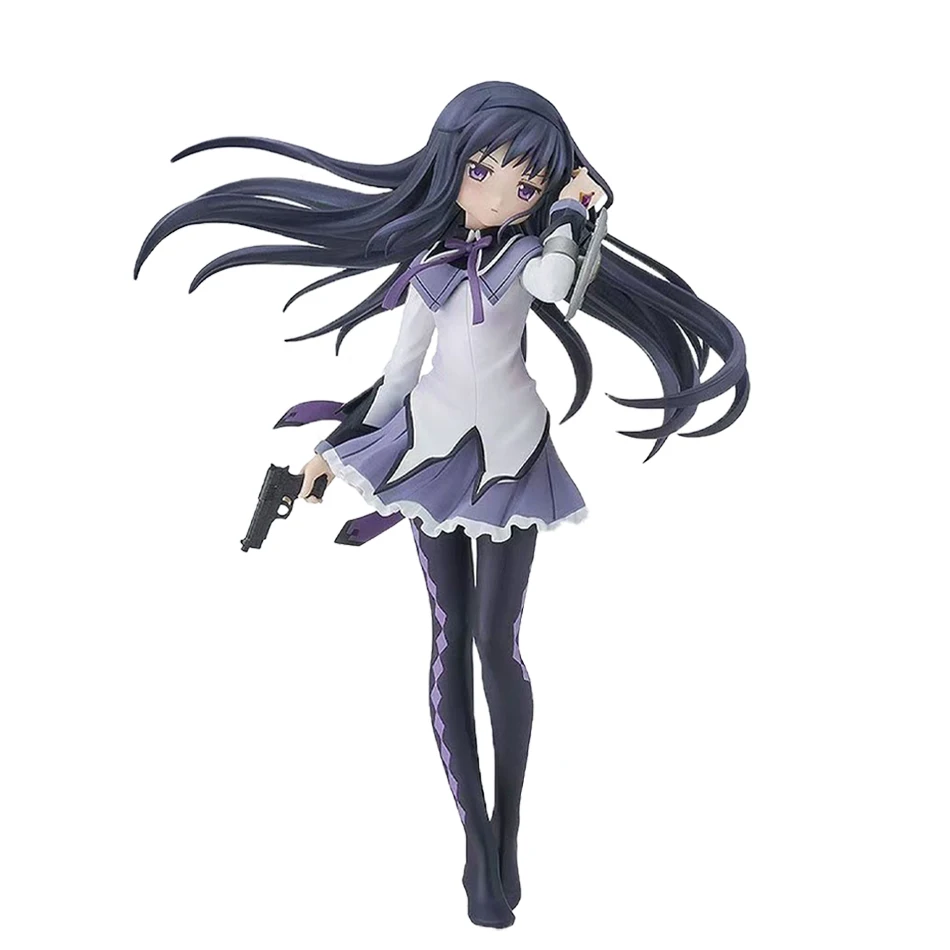 Anime Magical Girl Figurine: Adorable Madoka & Homura Collectible Statue