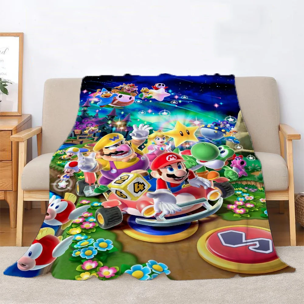 MarioS Camping Blanket 150x200 Throws Blankets for Sofa Luxury Bedding Bed Throw Blanket Fluffy Interior for Home Knitted Plaid 3
