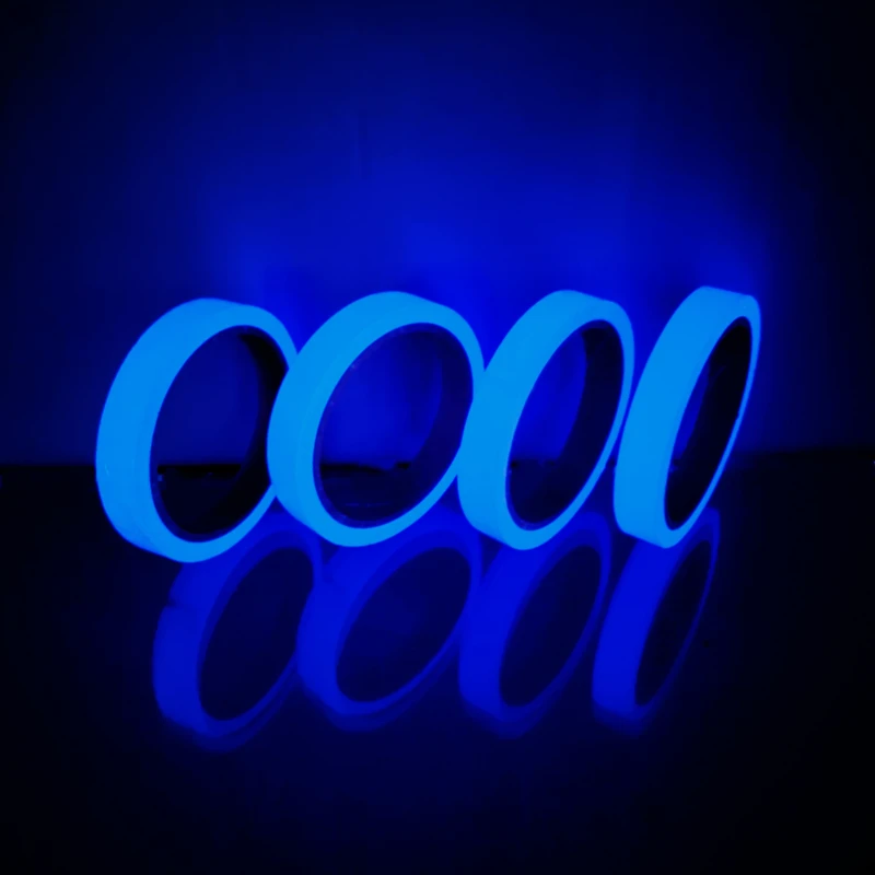 Luminous Tape Blue Self-adhesive Glow Emergency In The Dark Safety Stage Stickers Home Decor Party Supplies Decorative