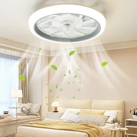 LED Ceiling Fan Light Simple and Cool Style Remote Control with Infinite Dimming 6 Levels of Wind Speed Living Room Bedroom 1