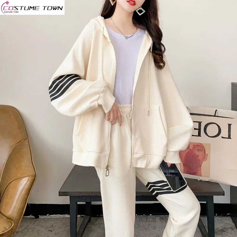 2023 Spring and Autumn New Vintage Fashion Set Women's European and American Temperament Age Reducing Casual Two Piece Set