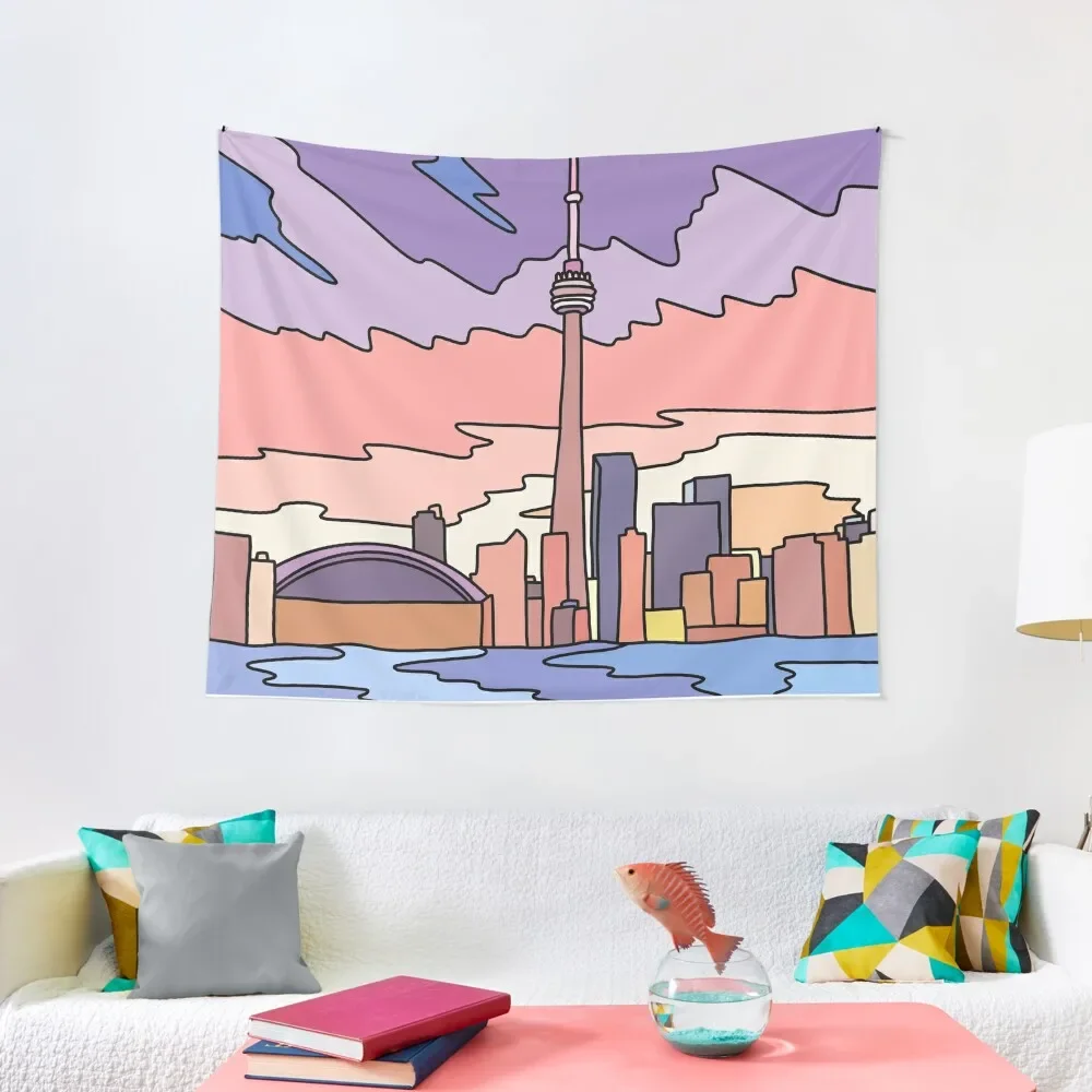 

Toronto sky by Elebea Tapestry Room Decorator Room Decore Aesthetic Wall Hanging Decor Tapestry