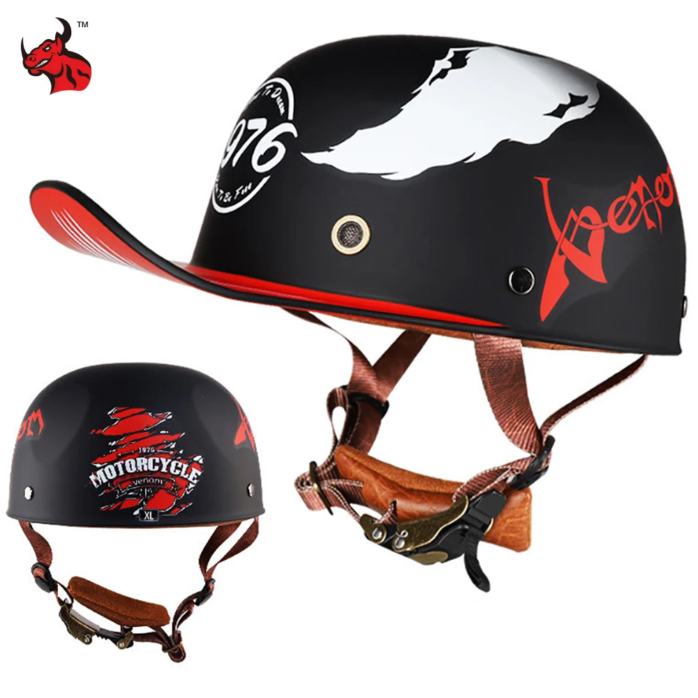 

Retro Half Face Motobike Riding Helmets Casco Moto Electric Motorcycle Helmet Capacetes De Moto Cycling Equipment For 4 Seasons