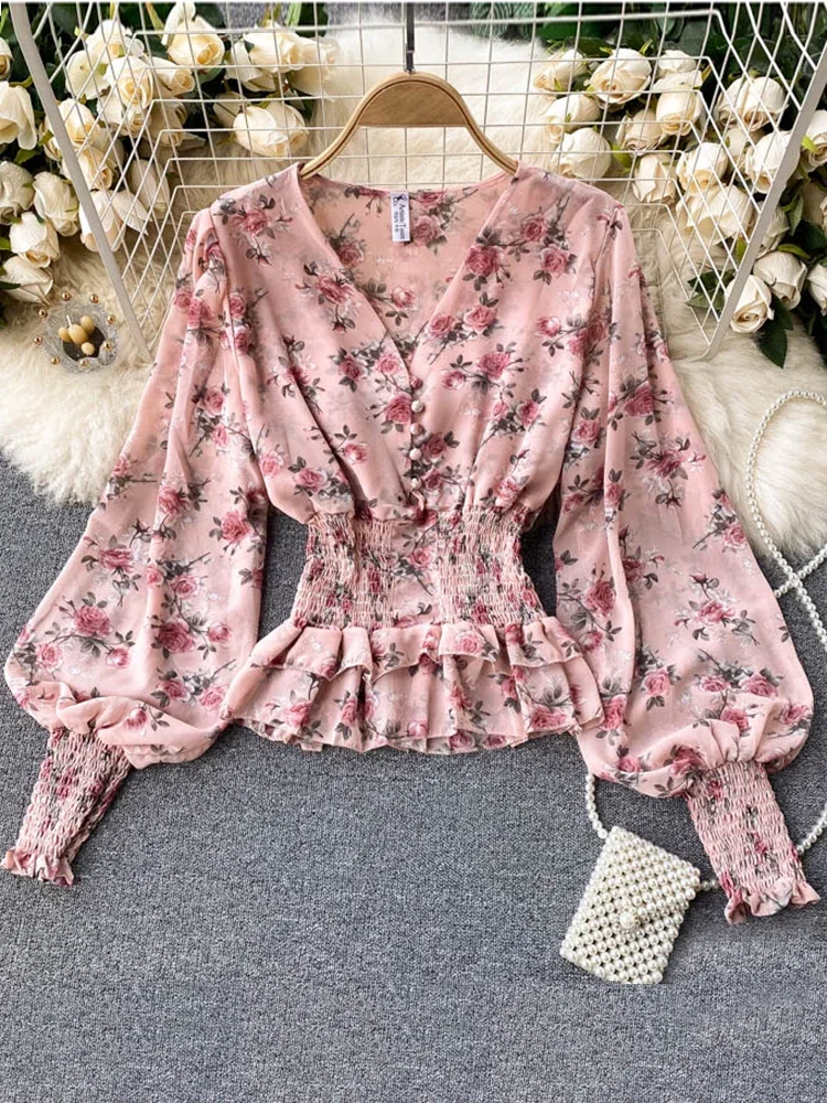 pepuramu frill blouse＆spring puff blouse Amazon.com: Womens Puff Short Sleeve Babydoll Tops 2025