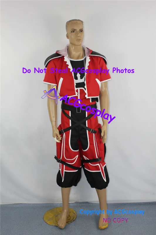 Kingdom Hearts 2 Sora Brave Form Costume Cosplay Include Ornamenti E Guanti Per Collana