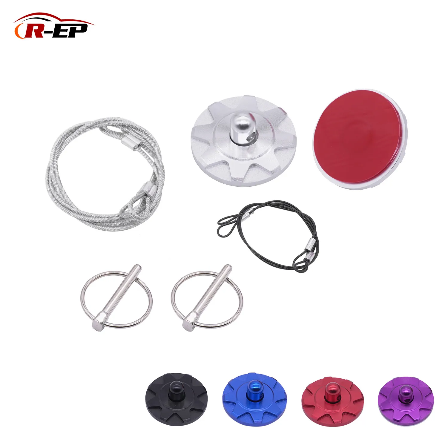 K di blocco chiusura a scatto del cofano motore con perno universale per cofano auto JDM Racing Refting