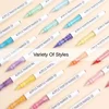 126/9 Color Direct Liquid Acrylic Paint Art Marker Pen DIY Painting Drawing for Christmas Stone Mug Glass Fabric Art Supplies 5