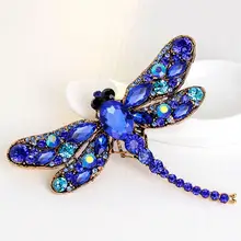 

Vintage Ladies Brooch Rhinestone Inlay Not Easy to Break Ornaments Shiny Animal Brooch for Party