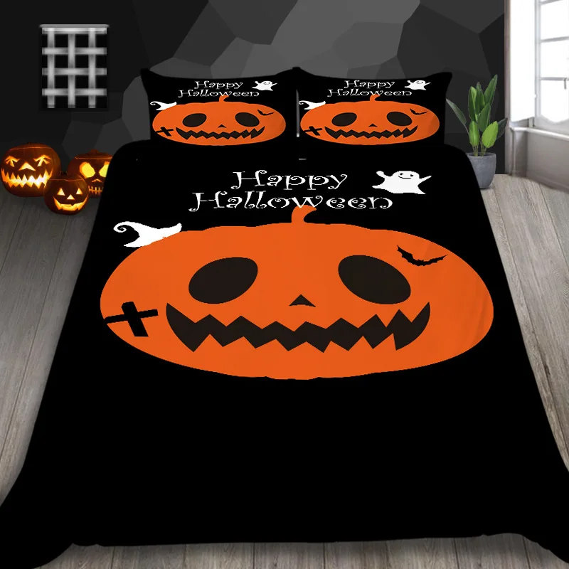 Autumn Pumpkin Halloween Bed Set