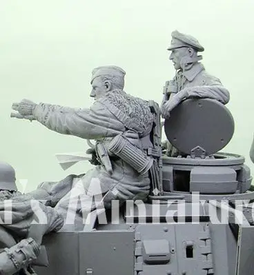 Figurine En Résine Soldat Officier Allemand WW2 - Échelle 1:35 - Non Peinte