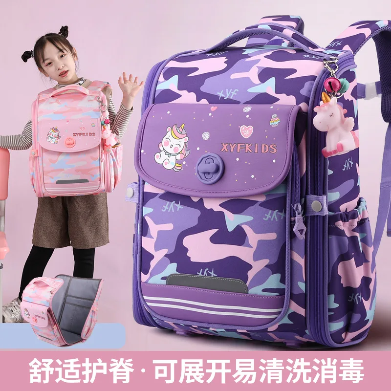 2023 New Schoolbags for Primary School Students-Large-capacity Children's Backpack for Reducing Burden and Protecting Spine