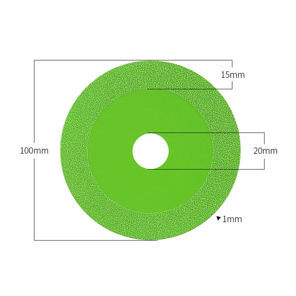 Diamond Cutting Blades Marble Saw Blades Ceramic Universal Ultra Thin Sheets for Tile Sharp Brazed Grinding Blades Durable 100mm 2