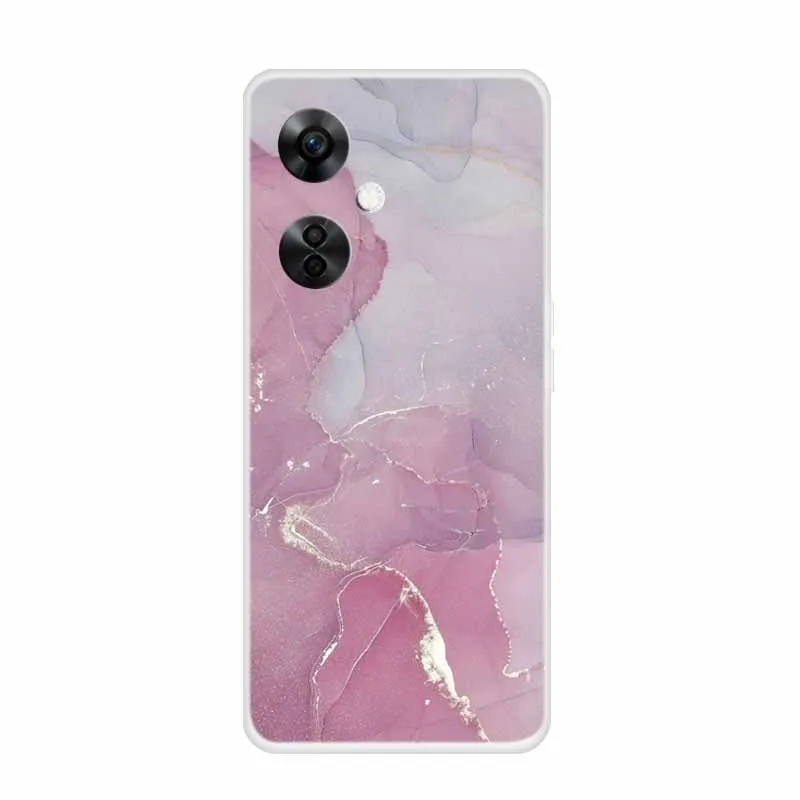 Marble Clear Soft TPU Silicone Phone Cover, Transparent