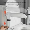 Elderly Flush Toilet Armrest Frame, Disabled Elderly Safety Products Toilet Non-slip Commode Toilet Disability Help Aids 3