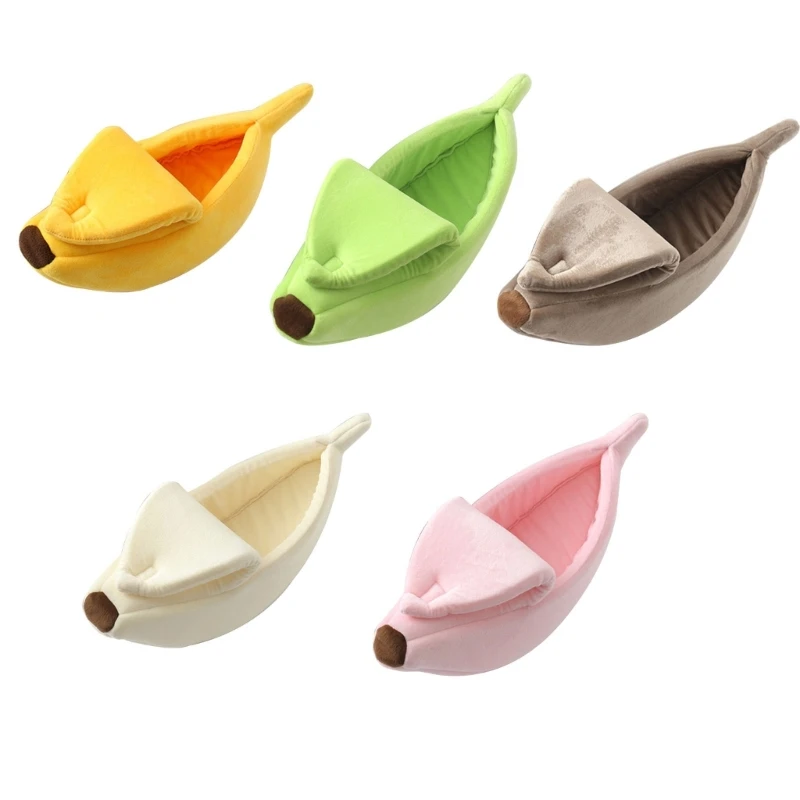 

Warm Cats Bed Banana Self-Warming House for Rabbit Small Breeds Dogs Dropship
