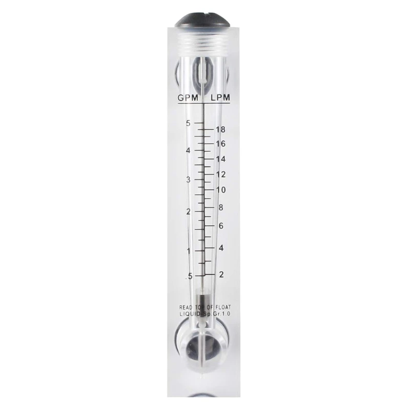 

Water Flow Meter Panel Mount Type Flowmeter M-15 0.5-5GPM 2-18LPM