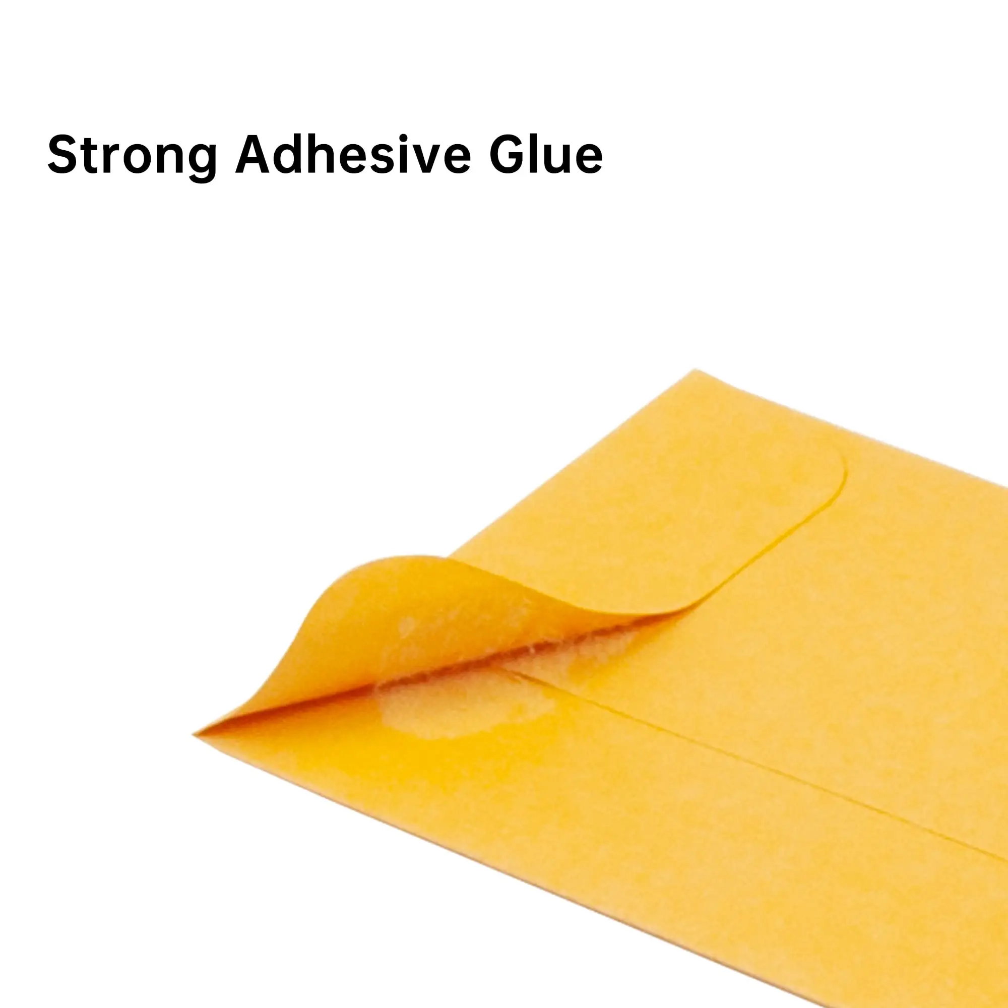100 Coin and Crash Envelopes with Gummed Flap, Small Envelope for Home and Office 57x89mm