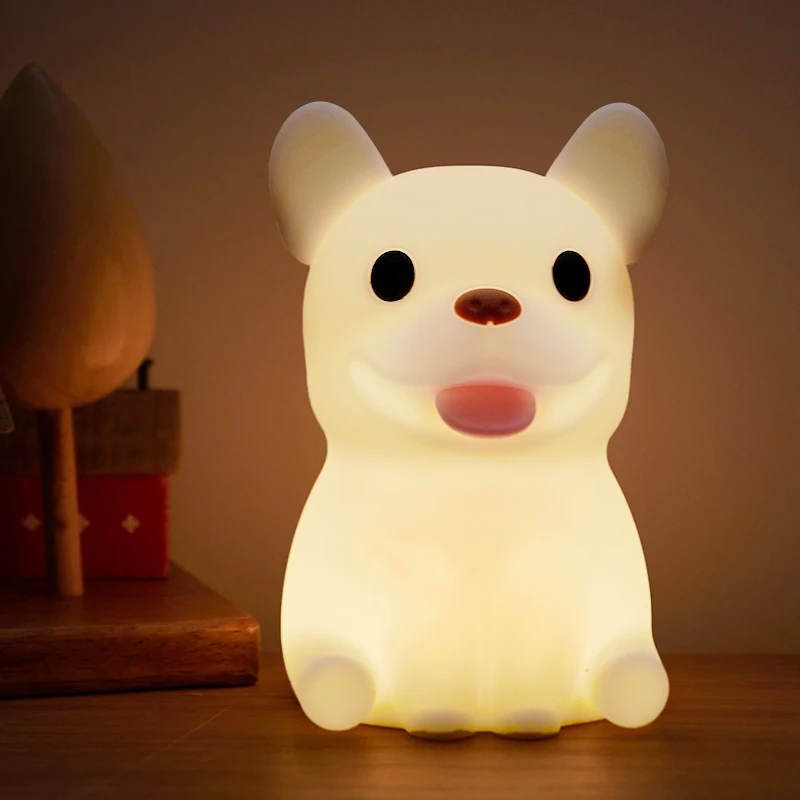 lampe de chevet bulldog idéal pour enfant