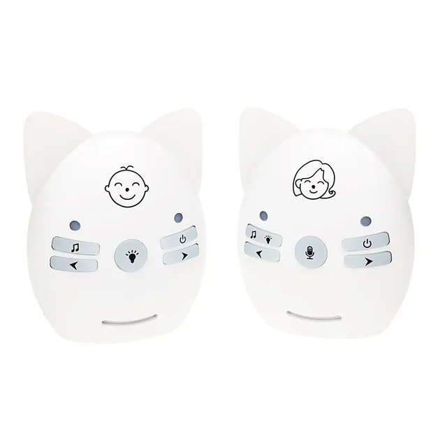 2.4Ghz Wireless Voice Intercom Baby Monitor Audio Sender Reciever AAA Battery Power 4
