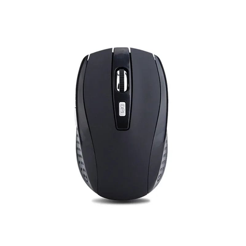 Mouse wireless 2.4G, mouse da ufficio ottico portatile alimentato a batteria, supporta livelli DPI regolabili, adatto per laptop.